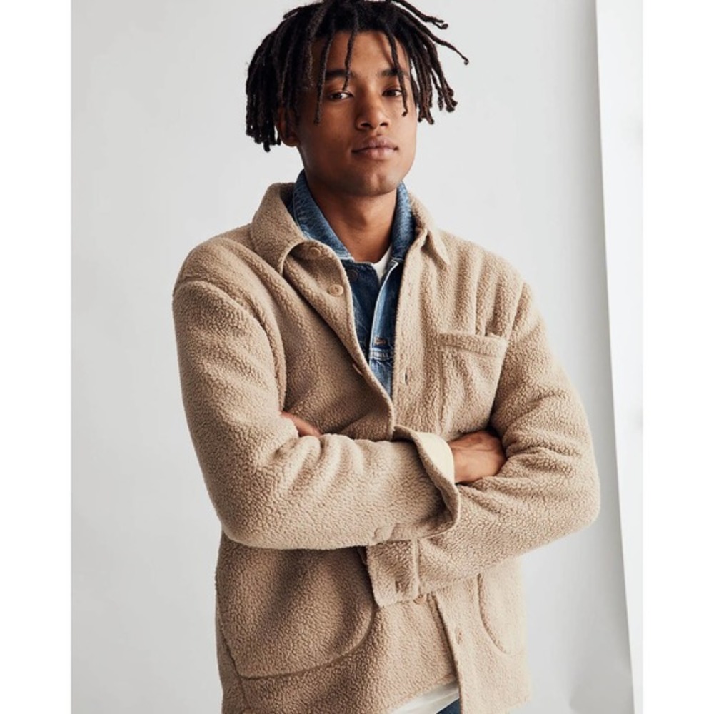Madewell Tan Sherpa Jacket